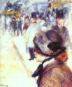 Pierre Renoir Place Clichy painting